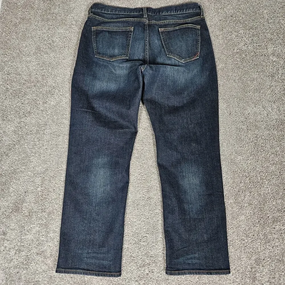 Banana Republic Athletic Fit Jeans Men's 34X28 (35X30) Blue Stretch Minimalist